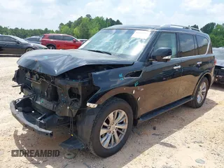 2017 Infiniti QX80 with VIN JN8AZ2NF8H9642741, listed as a IAAI auction lot 42563237 with 156,707 mi miles and . Bid and sale history available at DreamBid. Image 18.