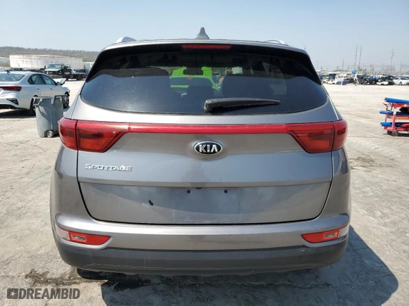 2018 Kia Sportage LX with VIN KNDPMCAC1J7463707, listed as a Copart auction lot 52019675 with 110,355 mi miles and Clean Title. Bid and sale history available at carsss.com. Image 6.