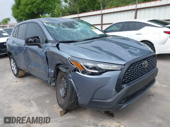2023 Toyota Corolla Cross L with VIN 7MUAAAAG9PV047205, listed as a IAAI auction lot 41898077 with 29,184 mi miles and . Bid and sale history available at DreamBid. Image 6.