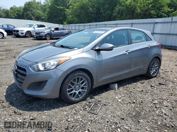 2017 Hyundai Elantra GT with VIN KMHD35LH4HU348374, listed as a Copart auction lot 63478134 with 128,792 mi miles and Clean Title. Bid and sale history available at carsss.com. Image 1.