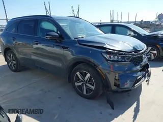2021 Kia Sorento S with VIN 5XYRL4LC4MG045731, listed as a IAAI auction lot 41631135 with 35,441 mi miles and . Bid and sale history available at DreamBid. Image 1.