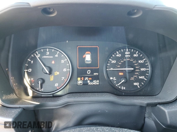 2024 Subaru Impreza with VIN JF1GUABC4R8334519, listed as a Copart auction lot 41672285 with 30,040 mi miles and Salvage Title. Bid and sale history available at DreamBid. Image 9.
