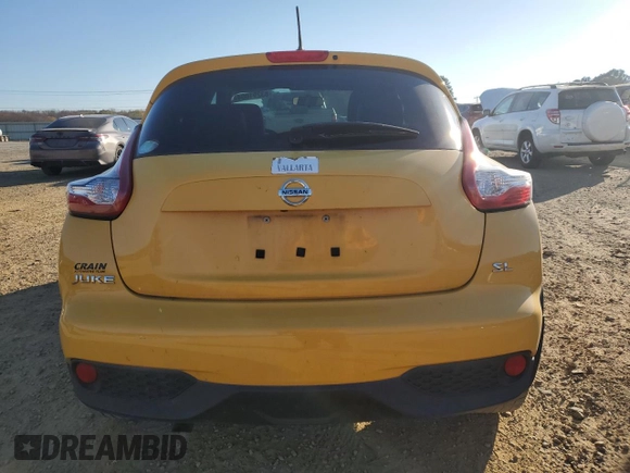 2016 Nissan Juke SL with VIN JN8AF5MR5GT610143, listed as a Copart auction lot 83291004 with 196,398 mi miles and Clean Title. Bid and sale history available at carsss.com. Image 6.