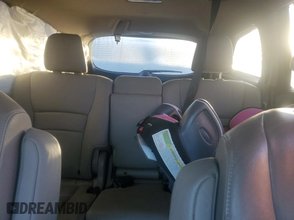 2017 Honda Pilot EX-L with VIN 5FNYF5H57HB018717, listed as a Copart auction lot 42813595 with 62,123 mi miles and Salvage Title. Bid and sale history available at carsss.com. Image 10.