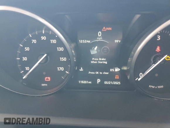 2017 Land Rover Range Rover Sport HSE with VIN SALWR2FKXHA668715, listed as a Copart auction lot 56838275 with 119,201 mi miles and Clean title. Bid and sale history available at DreamBid. Image 9.