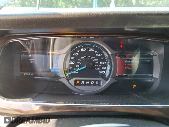 2017 Ford Taurus Limited with VIN 1FAHP2F84HG111702, listed as a Copart auction lot 54694325 with 114,533 mi miles and Salvage Title. Bid and sale history available at DreamBid. Image 9.