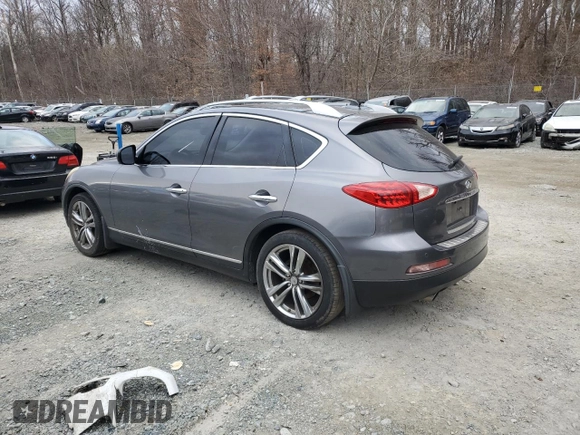 2012 Infiniti EX Journey z VIN JN1AJ0HR5CM450926, wystawiony jako Copart lot #46270335 z przebiegiem Nie podano mil oraz Szkoda całkowita • Salvage title. Historia ofert i sprzedaży dostępna na DreamBid. Obrazek 2.