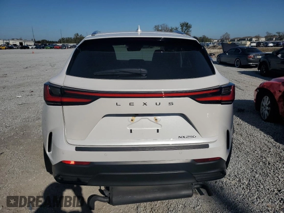 2025 Lexus NX with VIN 2T2GDCAZ1SC016522, listed as a Copart auction lot 86184694 with 729 mi miles and Salvage Title. Bid and sale history available at carsss.com. Image 6.