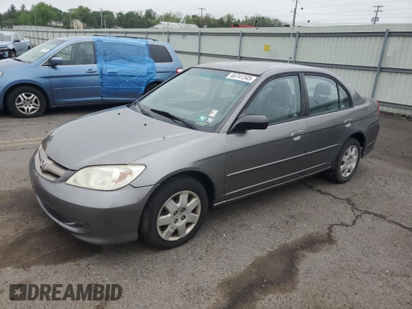 2004 Honda Civic LX z VIN 2HGES16524H630629, wystawiony jako Copart lot #55741345 z przebiegiem 128 216 mil mil oraz Czysty tytuł • Clean title. Historia ofert i sprzedaży dostępna na DreamBid. Obrazek 1.