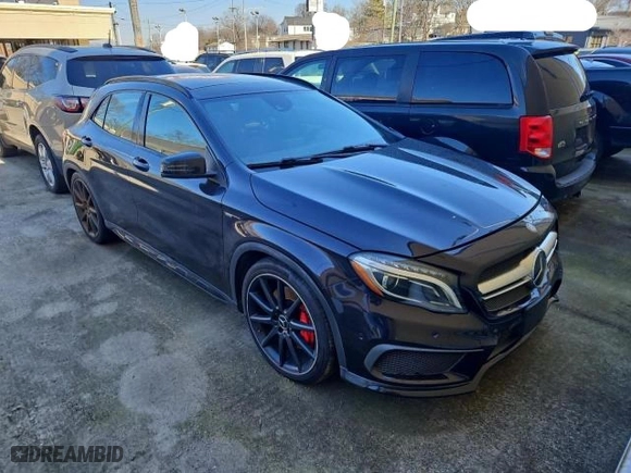 2015 Mercedes-Benz GLA-Class GLA 45 AMG with VIN WDDTG5CB2FJ084544, listed as a Copart auction lot 43177575 with NaN miles and Clean Title. Bid and sale history available at carsss.com. Image 1.