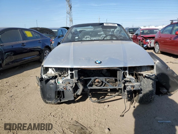 1998 BMW 3 Series 323ic with VIN WBABJ7325WEA16962, listed as a Copart auction lot 48617495 with 0 mi miles and Clean Title. Bid and sale history available at carsss.com. Image 5.