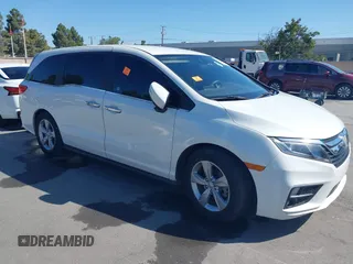 2020 Honda Odyssey EX z VIN 5FNRL6H51LB032107, wystawiony jako IAAI lot #42278398 z przebiegiem Nie podano mil oraz . Historia ofert i sprzedaży dostępna na DreamBid. Obrazek 1.