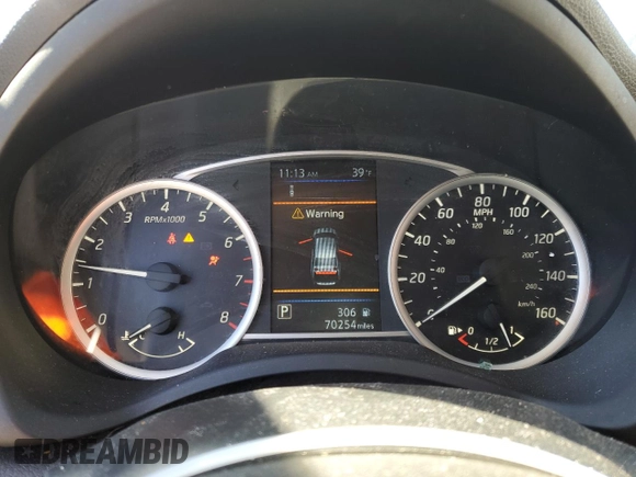 2019 Nissan Sentra SV with VIN 3N1AB7AP9KY380230, listed as a Copart auction lot 46427365 with 70,254 mi miles and Salvage Title. Bid and sale history available at DreamBid. Image 9.