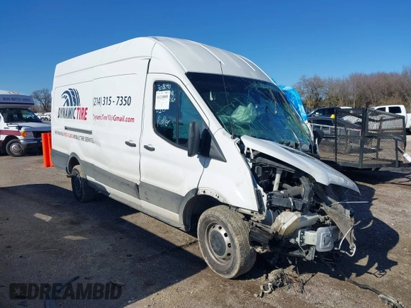 2022 Ford Transit Cargo with VIN 1FTBW3X8XNKA07506, listed as a IAAI auction lot 41218805 with Not Provided miles. Bid and sale history available at carsss.com. Image 1.