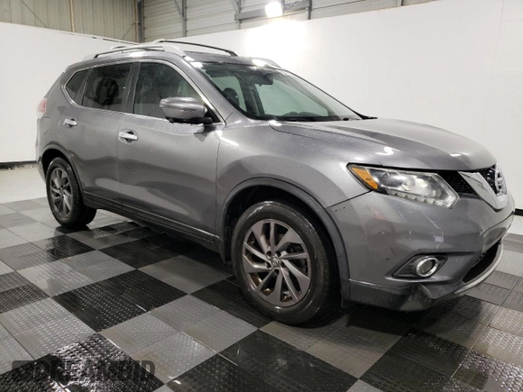 2016 Nissan Rogue SL with VIN 5N1AT2MT4GC881141, listed as a Copart auction lot 51454765 with 129,310 mi miles and Clean Title. Bid and sale history available at carsss.com. Image 4.