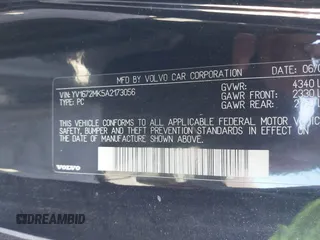 2010 Volvo C30 with VIN YV1672MK5A2173056, listed as a IAAI auction lot 42032147 with 95,476 mi miles and . Bid and sale history available at DreamBid. Image 9.