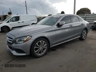 2015 Mercedes-Benz C 300 with VIN 55SWF4JB6FU080798, listed as a Copart auction lot 45738265 with 79,573 mi miles and Salvage Title. Bid and sale history available at DreamBid. Image 1.