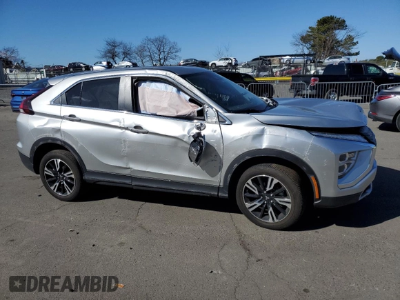 2023 Mitsubishi Eclipse Cross SE with VIN JA4ATWAA7PZ033857, listed as a Copart auction lot 50654575 with Not provided miles and Salvage title. Bid and sale history available at DreamBid. Image 4.