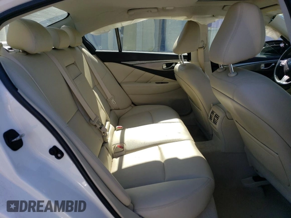 2017 Infiniti Q50 2.0t Sport with VIN JN1CV7AR3HM682433, listed as a Copart auction lot 74584124 with 69,467 mi miles and Salvage Title. Bid and sale history available at carsss.com. Image 10.