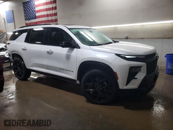 2024 Chevrolet Traverse AWD RS with VIN 1GNEVLKS3RJ172500, listed as a Copart auction lot 80978044 with 2,200 mi miles and Salvage Title. Bid and sale history available at carsss.com. Image 4.