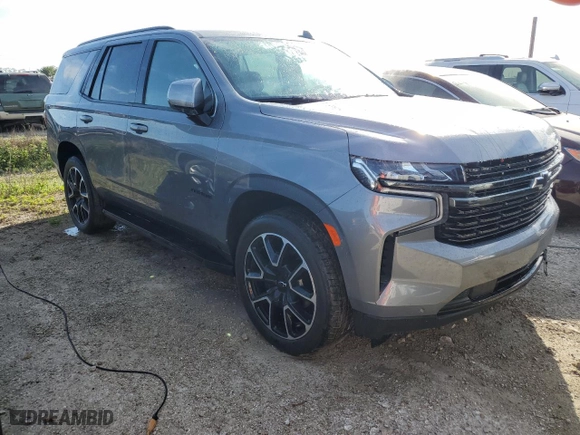 2021 Chevrolet Tahoe RST with VIN 1GNSKRKT0MR320880, listed as a Copart auction lot 74449694 with 21,103 mi miles and Non Repairable. Bid and sale history available at carsss.com. Image 4.