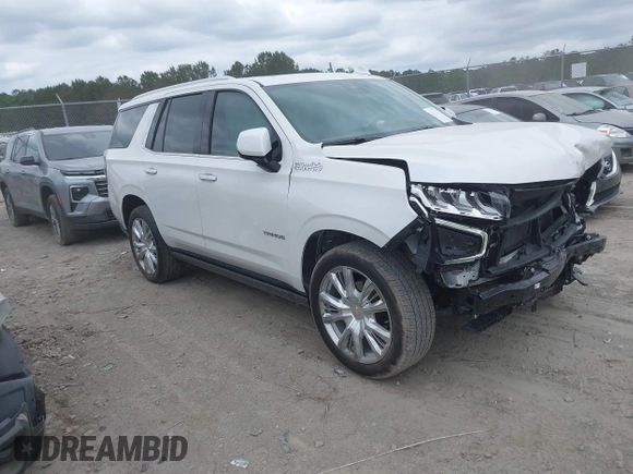 2023 Chevrolet Tahoe High Country z VIN 1GNSCTKL1PR544951, wystawiony jako IAAI lot #42113529 z przebiegiem 33 106 mil mil oraz . Historia ofert i sprzedaży dostępna na DreamBid. Obrazek 1.