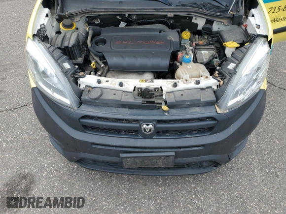 2015 Ram ProMaster City Cargo Tradesman with VIN ZFBERFATXF6A89899, listed as a Copart auction lot 57068735 with 178,123 mi miles and Salvage title. Bid and sale history available at DreamBid. Image 11.