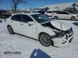 2014 Honda Accord Sedan Sport with VIN 1HGCR2F56EA809989, listed as a Copart auction lot 46442925 with 310,883 mi miles and Salvage Title. Bid and sale history available at carsss.com. Image 4.