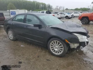2009 Mercury Milan Premier with VIN 3MEHM081X9R624842, listed as a Copart auction lot 51873025 with 0 mi miles and Salvage Title. Bid and sale history available at carsss.com. Image 4.
