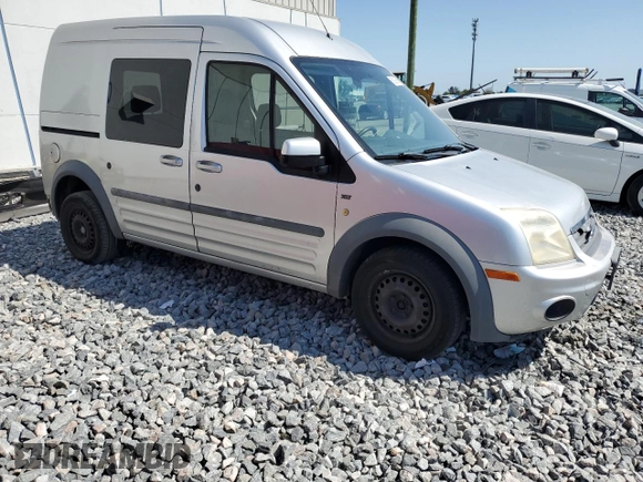 2013 Ford Transit Connect XLT with VIN NM0KS9BN1DT158199, listed as a Copart auction lot 56930665 with 191,534 mi miles and Salvage title. Bid and sale history available at DreamBid. Image 4.