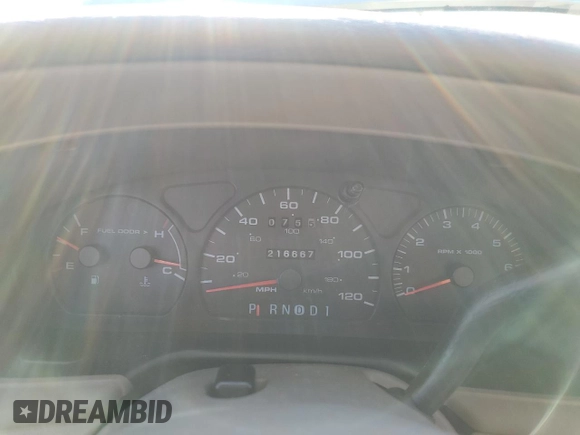 2003 Ford Taurus SE Standard with VIN 1FAFP53U53G225534, listed as a Copart auction lot 50206975 with 216,667 mi miles and Salvage Title. Bid and sale history available at DreamBid. Image 9.