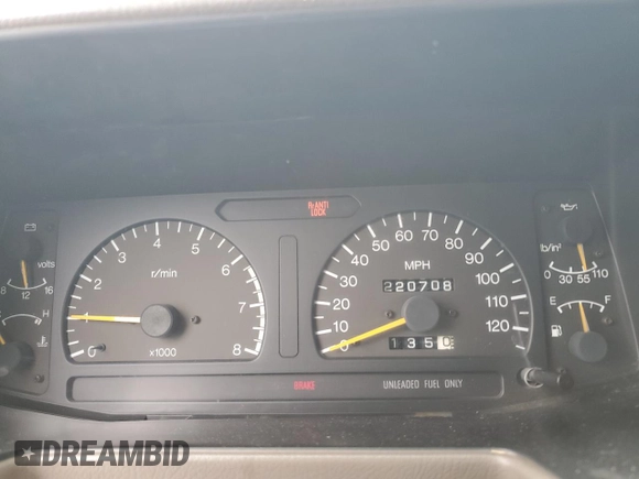 1995 Isuzu Rodeo LS with VIN 4S2CG58V9S4342391, listed as a Copart auction lot 71076344 with 220,708 mi miles and Salvage Title. Bid and sale history available at carsss.com. Image 9.