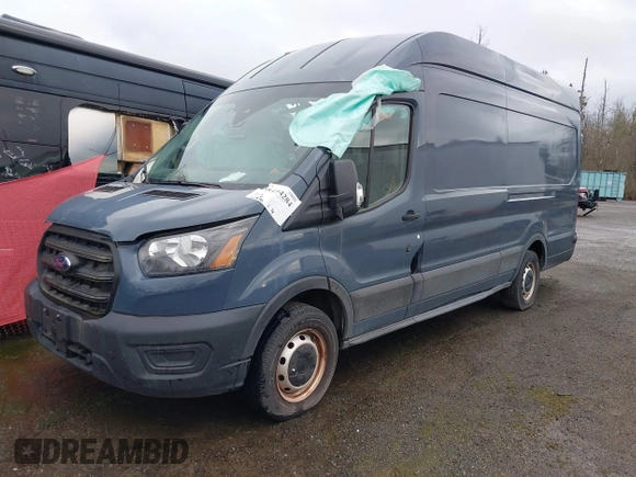 2020 Ford Transit Cargo with VIN 1FTBR3X82LKB27322, listed as a IAAI auction lot 38454284 with 30,816 mi miles. Bid and sale history available at carsss.com. Image 2.