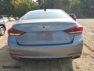 2017 Genesis G80 3.8L with VIN KMHGN4JE2HU211489, listed as a Copart auction lot 70953334 with 60,810 mi miles and Salvage Title. Bid and sale history available at carsss.com. Image 6.