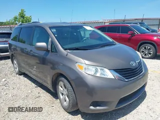 2011 Toyota Sienna LE AAS with VIN 5TDKK3DC9BS011541, listed as a IAAI auction lot 42347680 with 174,386 mi miles and . Bid and sale history available at DreamBid. Image 1.