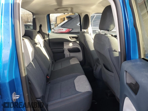 2022 Ford Maverick XL with VIN 3FTTW8E9XNRA77225, listed as a Copart auction lot 42162615 with 43,683 mi miles and Salvage Title. Bid and sale history available at DreamBid. Image 10.