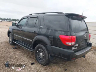 2007 Toyota Sequoia SR5 with VIN 5TDZT34A87S296251, listed as a IAAI auction lot 42025210 with 259,893 mi miles. Bid and sale history available at carsss.com. Image 3.