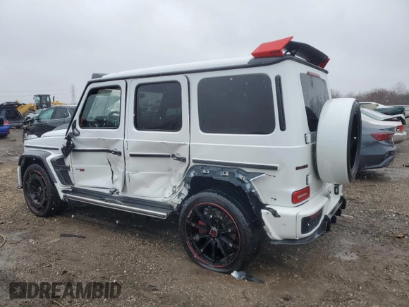 2022 Mercedes-Benz G AMG G 63 with VIN W1NYC7HJ9NX437938, listed as a Copart auction lot 46931025 with 27,101 mi miles and Salvage Title. Bid and sale history available at carsss.com. Image 2.