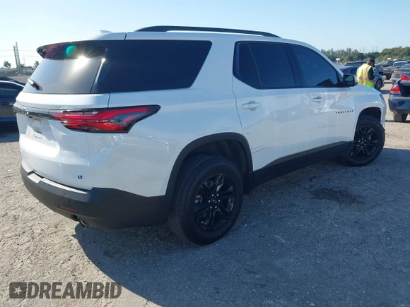 2022 Chevrolet Traverse LT Leather with VIN 1GNERHKW9NJ185928, listed as a IAAI auction lot 41287567 with 97,223 mi miles. Bid and sale history available at carsss.com. Image 4.