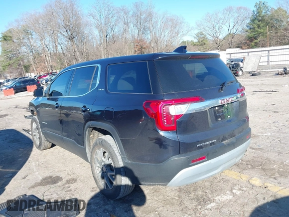 2021 GMC Acadia SLE with VIN 1GKKNKLA9MZ136112, listed as a IAAI auction lot 41212337 with 76,827 mi miles and . Bid and sale history available at DreamBid. Image 3.