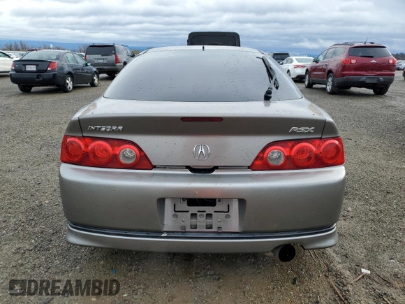 2005 Acura RSX with VIN JH4DC53885S004864, listed as a Copart auction lot 85570734 with 237,380 mi miles and Salvage title. Bid and sale history available at DreamBid. Image 6.