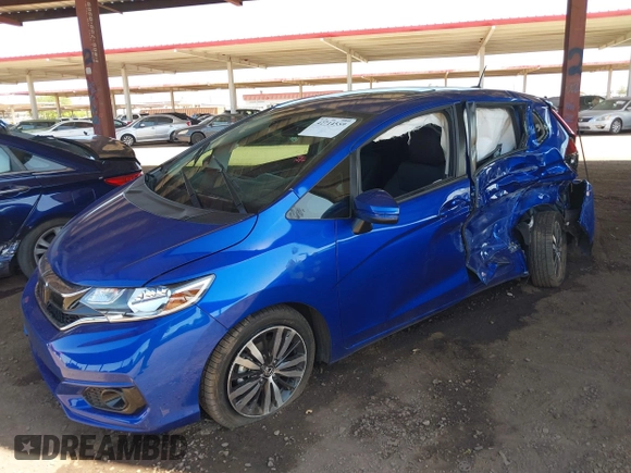 2019 Honda Fit EX with VIN 3HGGK5H83KM715128, listed as a IAAI auction lot 42714559 with 55,855 mi miles and . Bid and sale history available at DreamBid. Image 6.