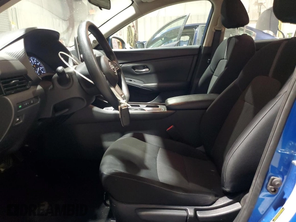 2024 Nissan Sentra SV with VIN 3N1AB8CV2RY267862, listed as a Copart auction lot 44721235 with 21,506 mi miles and Salvage Title. Bid and sale history available at carsss.com. Image 7.