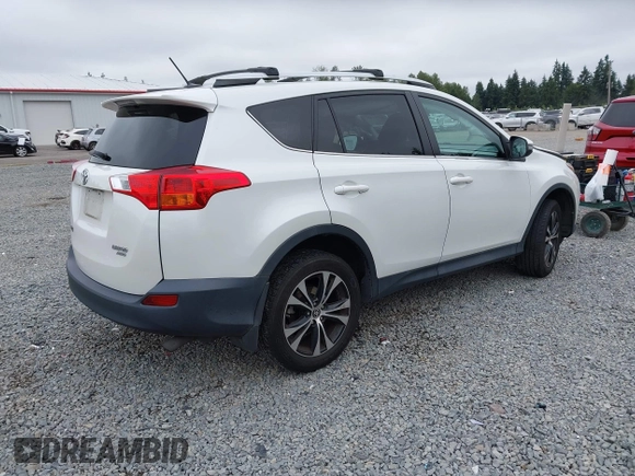 2015 Toyota RAV4 Limited with VIN 2T3DFREV8FW325833, listed as a IAAI auction lot 42581487 with 58,198 mi miles and . Bid and sale history available at DreamBid. Image 4.