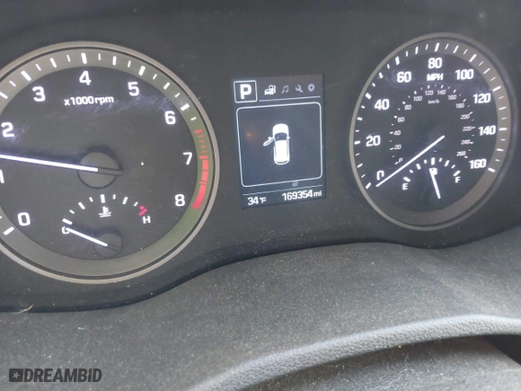 2016 Hyundai Tucson SE with VIN KM8J3CA45GU051376, listed as a IAAI auction lot 41251762 with 169,354 mi miles. Bid and sale history available at carsss.com. Image 7.