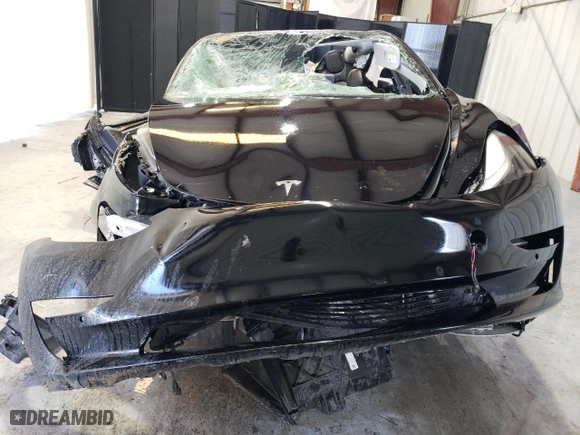 2022 Tesla Model 3 Long Range with VIN 5YJ3E1EB3NF186916, listed as a Copart auction lot 48876285 with 0 mi miles and Non Repairable. Bid and sale history available at carsss.com. Image 5.