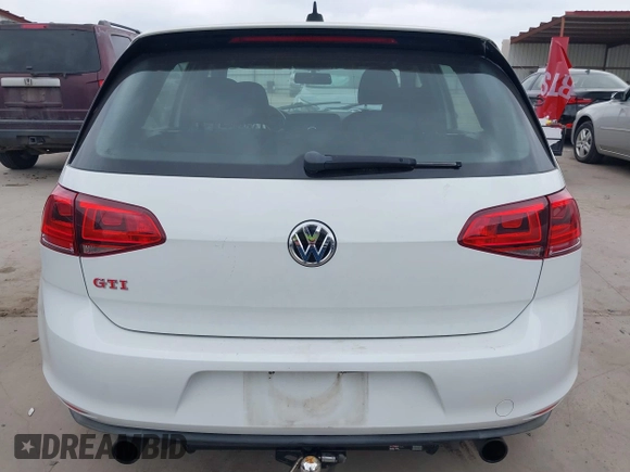 2017 Volkswagen Golf GTI S with VIN 3VW547AU4HM023548, listed as a IAAI auction lot 41534886 with 50,358 mi miles. Bid and sale history available at carsss.com. Image 16.