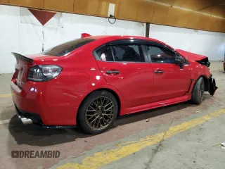 2021 Subaru WRX with VIN JF1VA1A62M9809163, listed as a Copart auction lot 45633935 with 0 mi miles and Salvage Title. Bid and sale history available at carsss.com. Image 3.