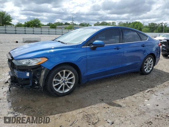 2017 Ford Fusion SE with VIN 3FA6P0H79HR205096, listed as a Copart auction lot 56096615 with 160,359 mi miles and Salvage title. Bid and sale history available at DreamBid. Image 1.