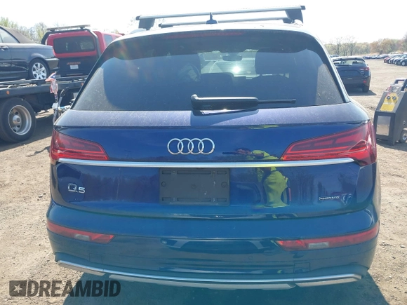 2021 Audi Q5 Premium Plus with VIN WA1BAAFY9M2025847, listed as a IAAI auction lot 42094549 with 101,517 mi miles and . Bid and sale history available at DreamBid. Image 16.